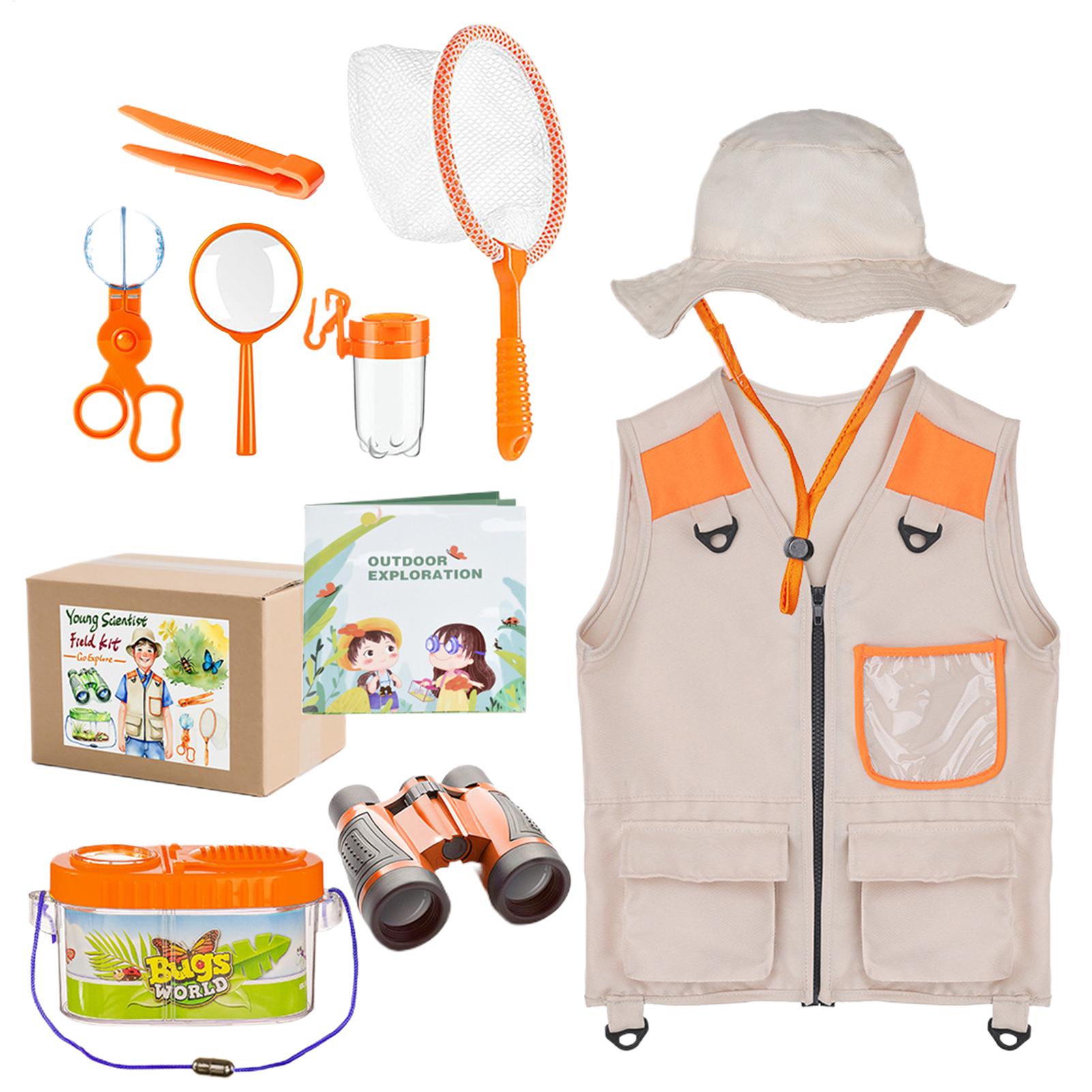Outdoor Adventure Educator - Kinderavontuurset met hoed, lichtgewicht, ademend, educatief