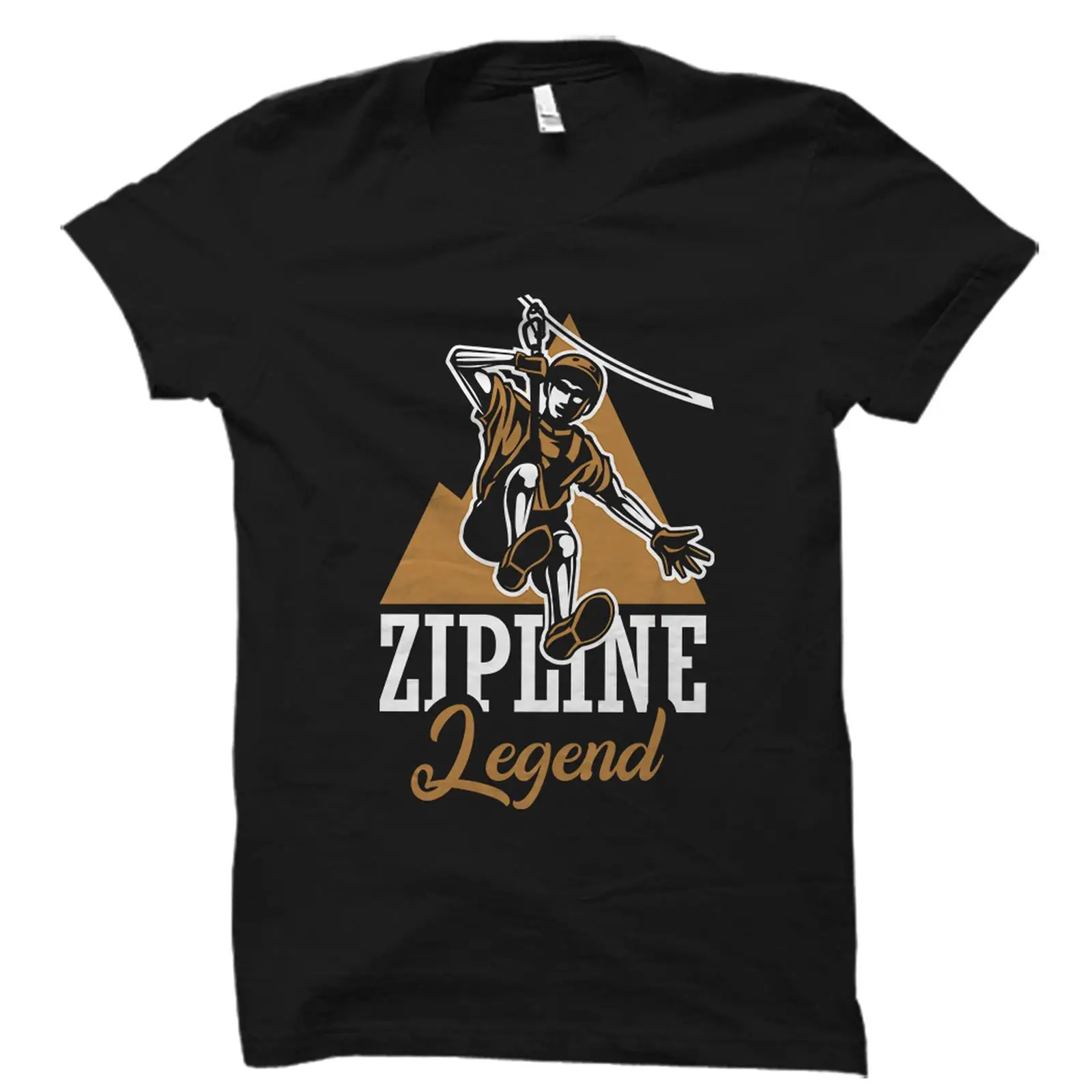 Outdoor Adventure Ziplines & Waterfall - Zipline Legend T-shirt Grappig Ziplining Voor