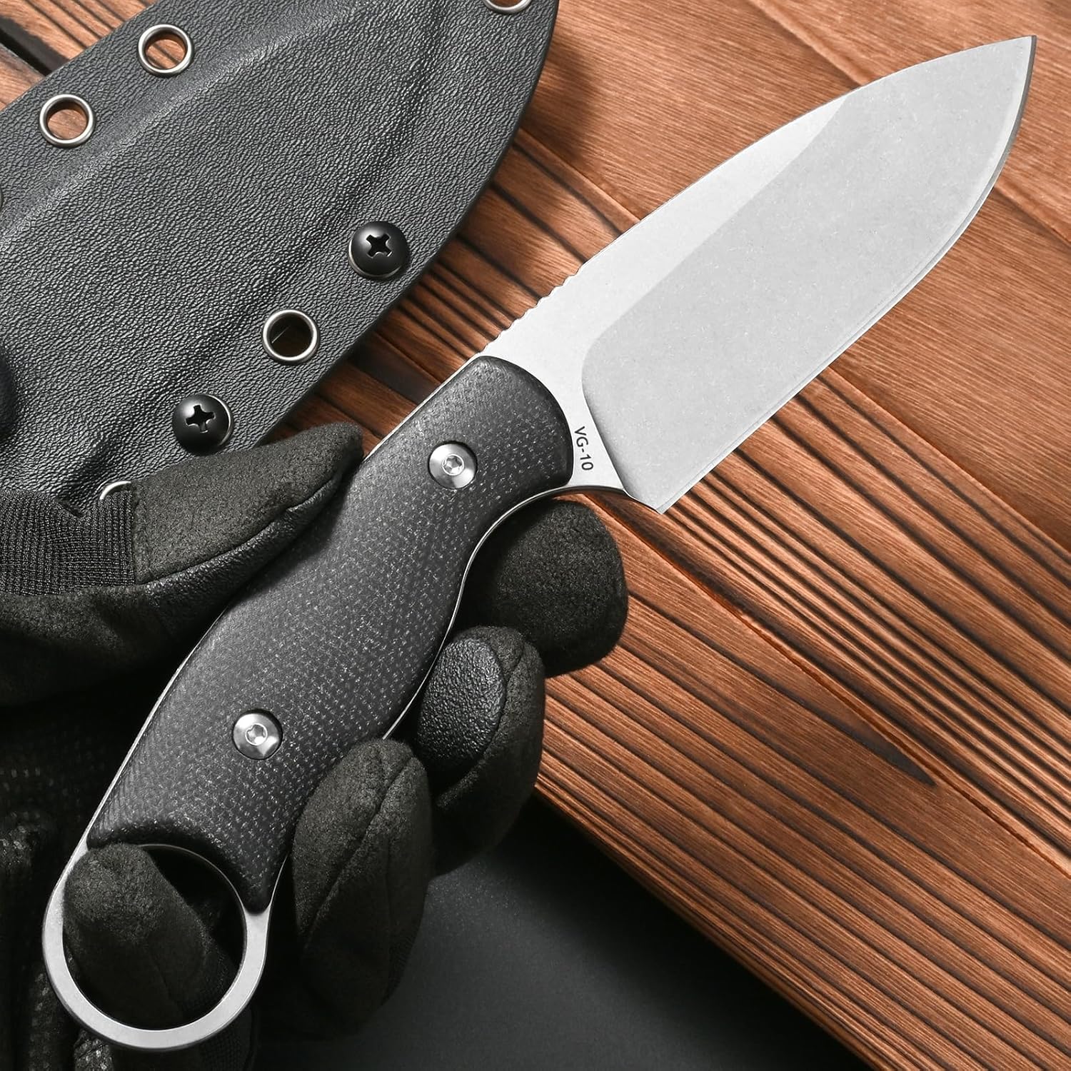 Eafengrow FF116 Vaste mes met  - Survival Knife Full Tang recensie en prijs