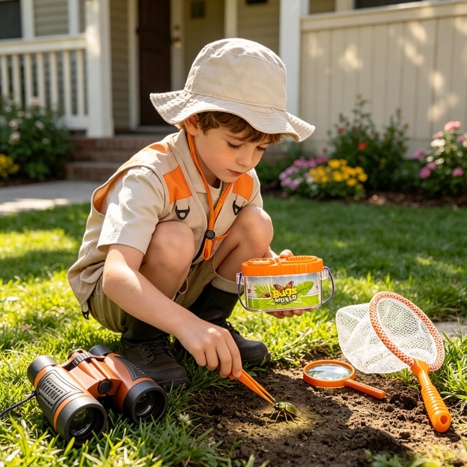 Kinderavontuurset met hoed, li - Outdoor Adventure Educator recensie en prijs