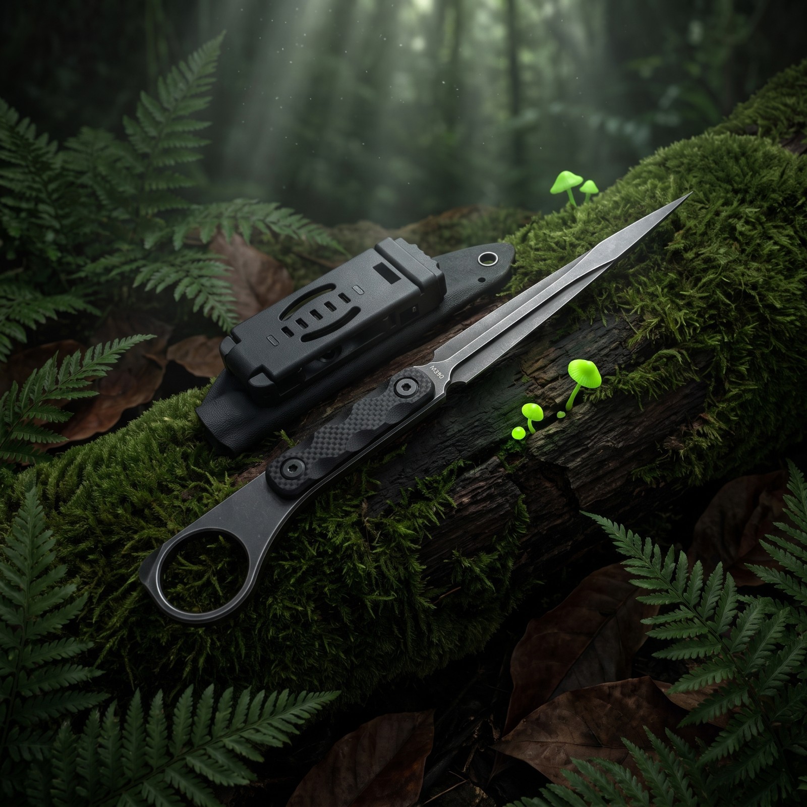 Jachtmes van staal met hoge ha - Survival Knife Full Tang recensie en prijs